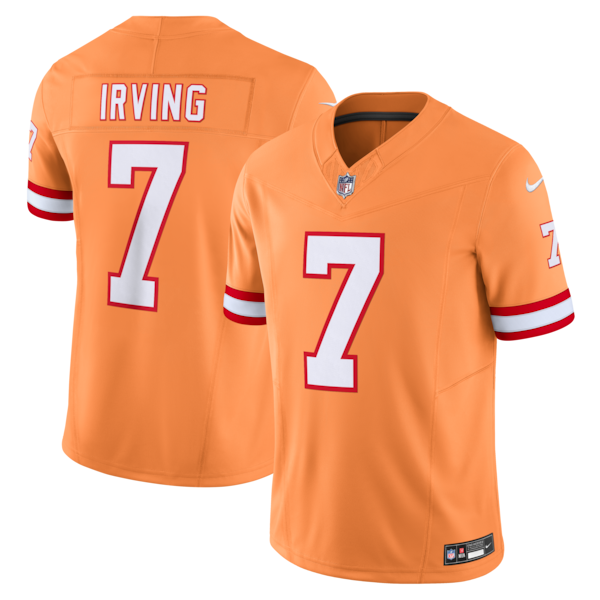 Bucky Irving Tampa Bay Buccaneers Nike Alternate 2 Throwback Vapor F.U.S.E. Limited Jersey - Orange/White