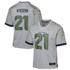 Devon Witherspoon Seattle Seahawks Nike Youth 2025 Rivalries Collection Game Jersey - Wolf Gray