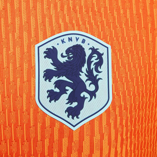 Virgil van Dijk Netherlands National Team Nike 2024 Home Authentic Jersey - Orange