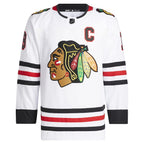 Jonathan Toews Chicago Blackhawks adidas Away Primegreen Authentic Pro Player Jersey - White/Red