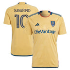 Jefferson Savarino Real Salt Lake adidas 2024 The Beehive State Kit Replica Player Jersey - Gold