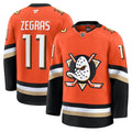 Trevor Zegras Anaheim Ducks  Home Premium Jersey - Orange