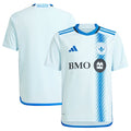 CF Montreal adidas Youth 2024 La Main Replica Jersey – Light Blue