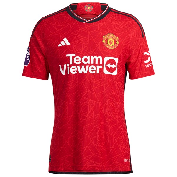 Mason Mount Manchester United adidas 2023/24 Home Authentic Player Jersey - Red/Green