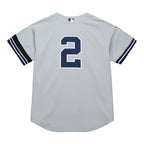 Derek Jeter New York Yankees  Cooperstown Collection 2000 World Series Authentic Jersey - Gray