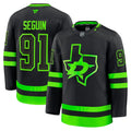 Tyler Seguin Dallas Stars  Alternate Premium Jersey - Black/Kelly Green