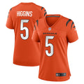 Tee Higgins Cincinnati Bengals Nike Women's Alternate Game Player Jersey - Orange/Black