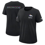 Denver Broncos Nike Women's 2025 NFL Crucial Catch Tri-Blend Dri-FIT T-Shirt - Black