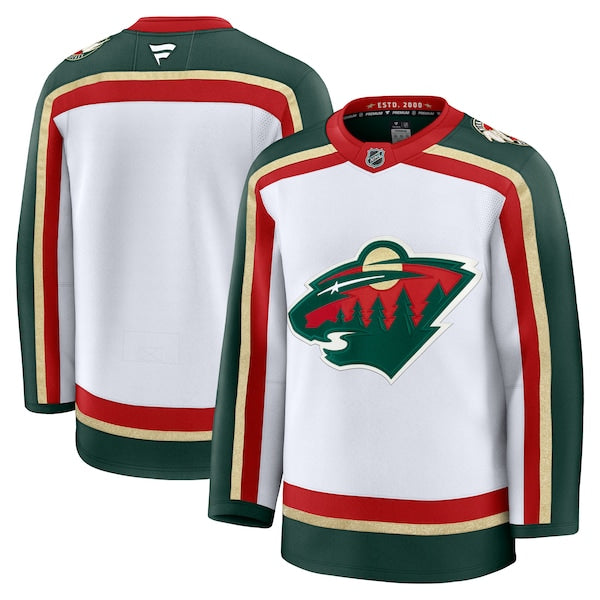 Minnesota Wild  25th Anniversary Premium Jersey - White/Green