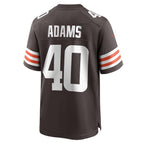 Matthew Adams Cleveland Browns Nike Team Game Jersey -  Brown
