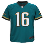 Trevor Lawrence Jacksonville Jaguars Nike Toddler Prowler Throwback Player Game Jersey - Teal