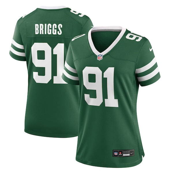 Jowon Briggs New York Jets Nike Women's Team Game Jersey - Legacy Green