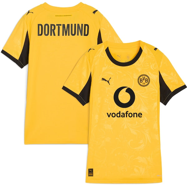 Borussia Dortmund Puma Women's 2025/26 Cup Third Replica Jersey - Yellow