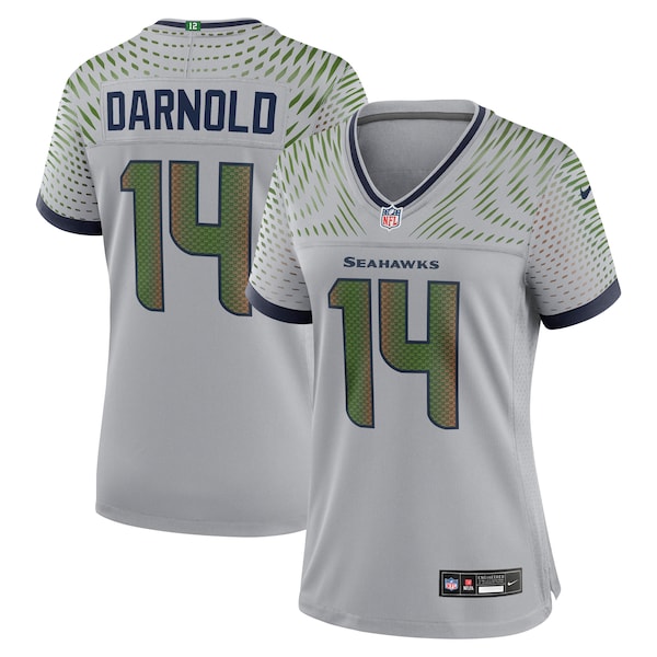 Sam Darnold Seattle Seahawks Nike Women's 2025 Rivalries Collection Game Jersey - Wolf Gray