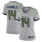 Sam Darnold Seattle Seahawks Nike Women's 2025 Rivalries Collection Game Jersey - Wolf Gray