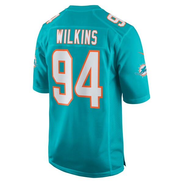 Christian Wilkins Miami Dolphins Nike Team Game Jersey -  Aqua