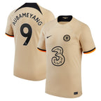 Pierre-Emerick Aubameyang Chelsea Nike 2022/23 Home Breathe Stadium Replica Player Jersey - Gold