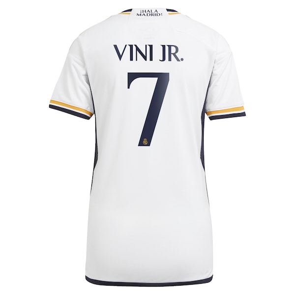 Vini Jr. Los Merengues adidas Women's 2023/24 Home Replica Player Jersey - White