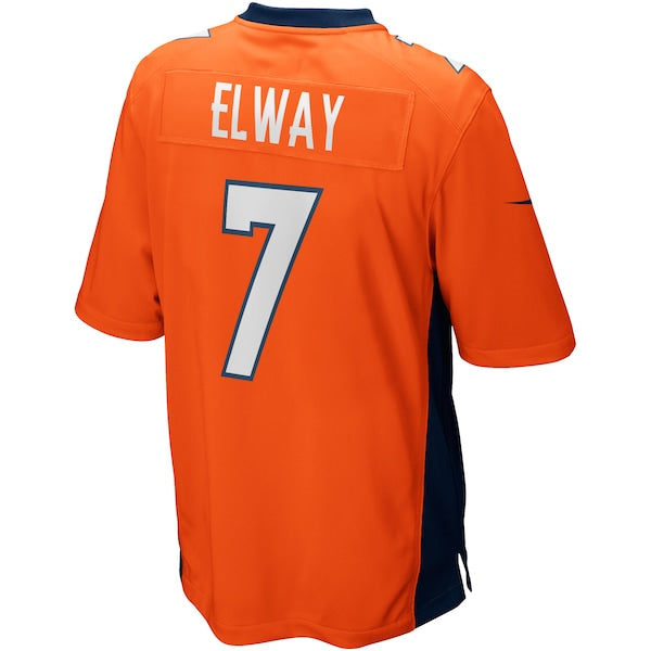 John Elway Denver Broncos Nike Game Retired Player Jersey - Orange/Navy