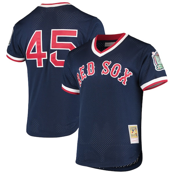 Pedro Martinez Boston Red Sox 1999 Cooperstown Collection Mesh Batting Practice Jersey - Navy