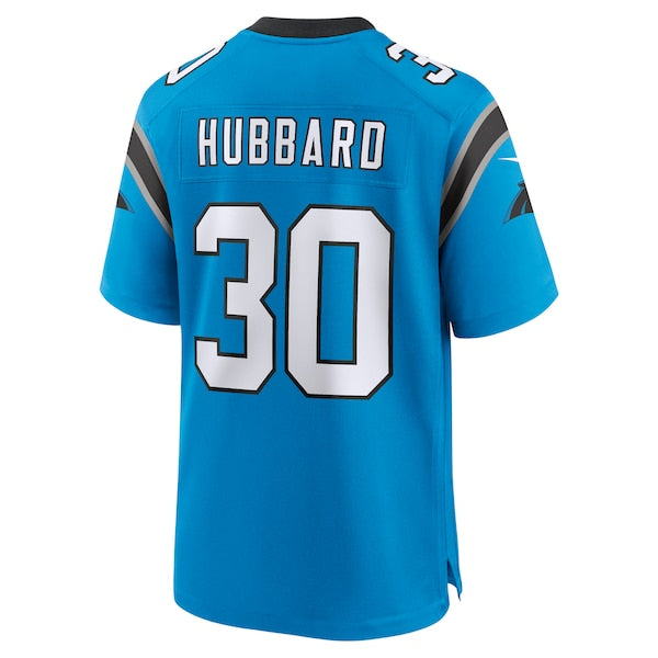 Chuba Hubbard Carolina Panthers Nike Alternate Game Jersey -  Blue/Black