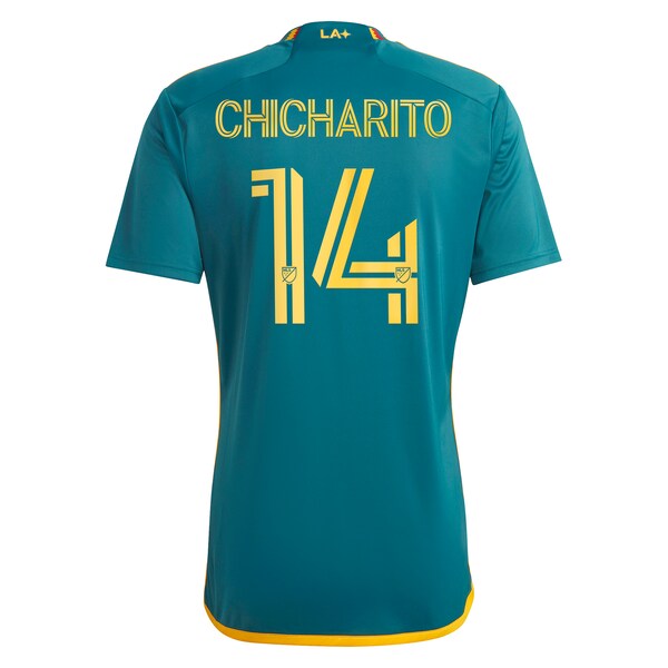 Chicharito LA Galaxy adidas 2024 LA Kit Replica Player Jersey - Green