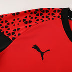 Puma Short Sleeve Training Jersey Set-PD02- Red/Black