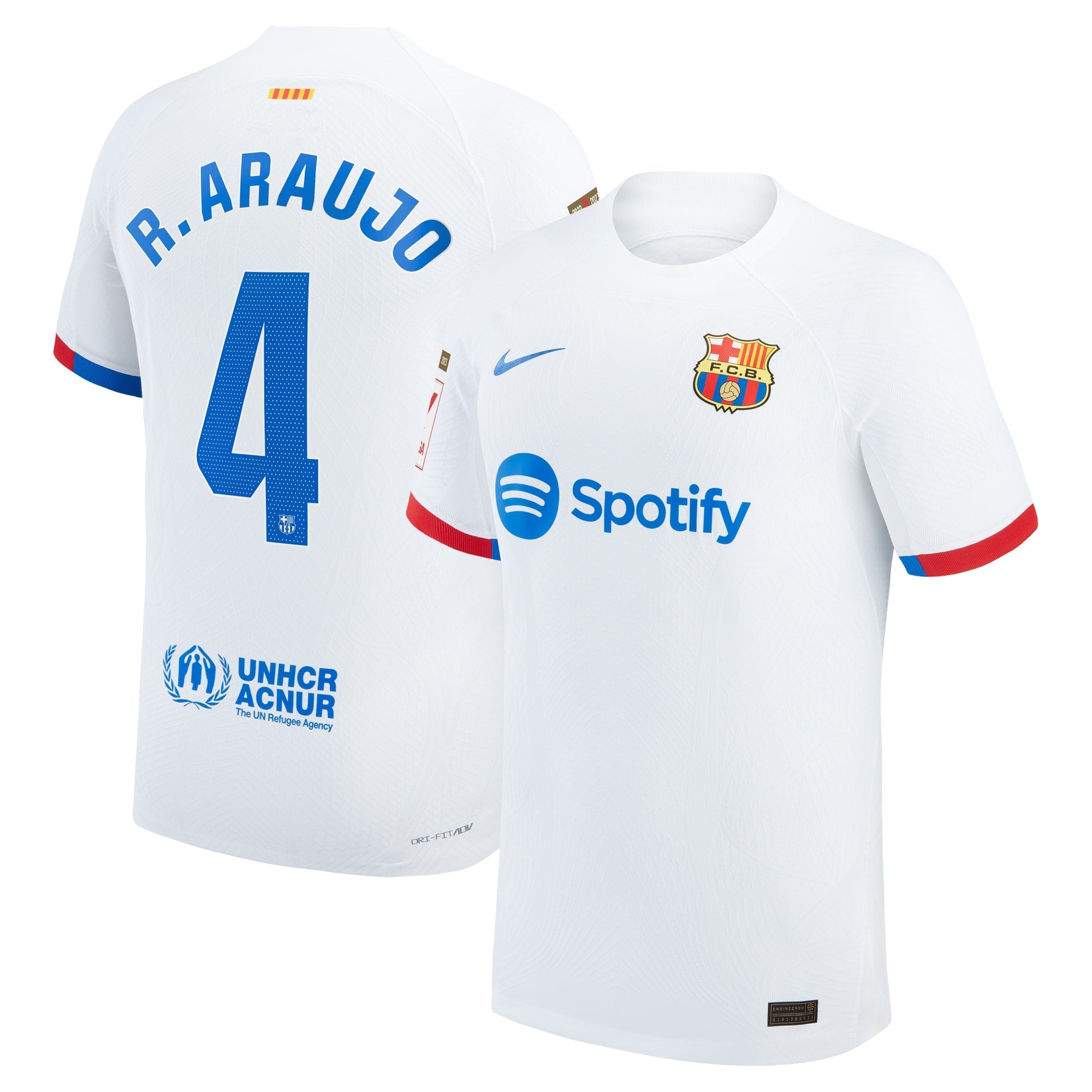 Ronald Araujo Barcelona Nike 2023/24 Home Authentic Jersey - Royal/Aqua/White