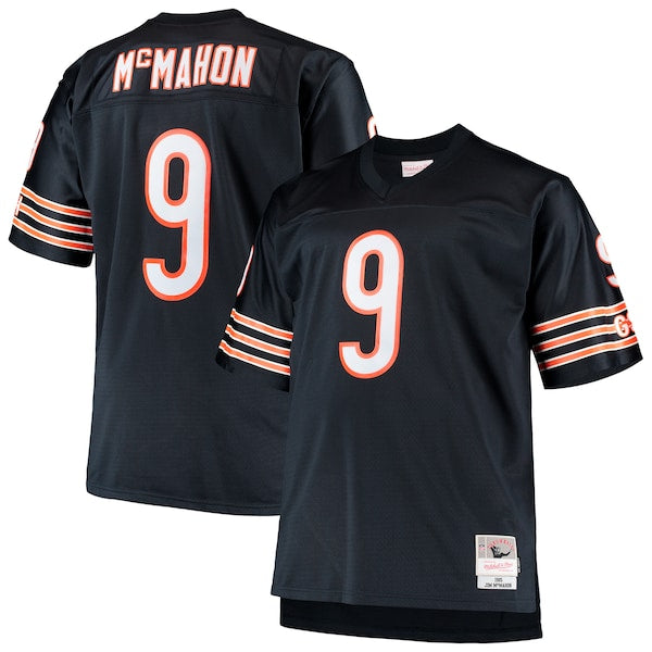 Jim McMahon Chicago Bears Big & Tall 1985 Retired Player Replica Jersey - Navy