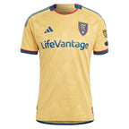 Real Salt Lake adidas 2024 The Beehive State Kit Authentic Jersey - Gold