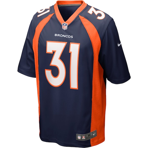 Justin Simmons Denver Broncos Nike Alternate Game Jersey - Navy/Orange