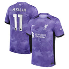 Mohamed Salah Liverpool Nike Youth 2023/24 Third Stadium Replica Player Jersey - Purple