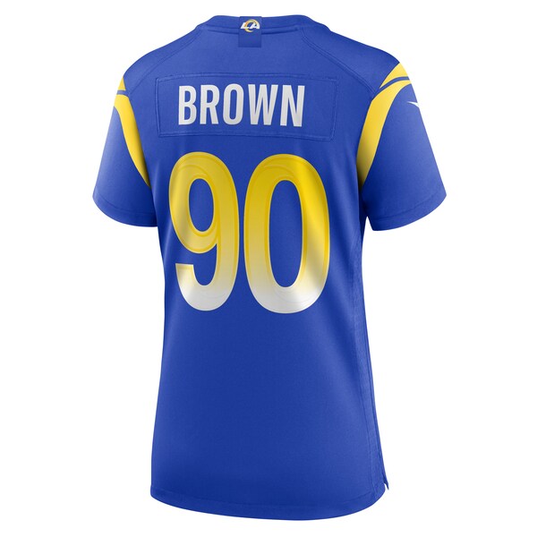 Earnest Brown IV Los Angeles Rams Nike Women's Team Game Jersey -  Royal