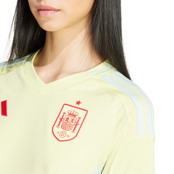 Spain National Team adidas Women's 2024 Away Replica Jersey - Yellow