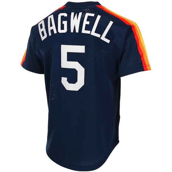 Jeff Bagwell Houston Astros Cooperstown Mesh Batting Practice Jersey - Navy
