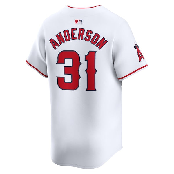 Tyler Anderson Los Angeles Angels Nike Home Limited Player Jersey - White