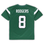 Aaron Rodgers New York Jets Nike Preschool Game Jersey - Gotham Green/White