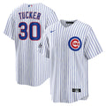 Kyle Tucker Chicago Cubs Nike 2025 MLB All-Star Game Home Replica Player Jersey - White