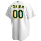 Oakland Athletics Nike Home Replica Custom Jersey - White