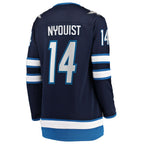 Gustav Nyquist Winnipeg Jets  Women's Home Breakaway Jersey - Navy