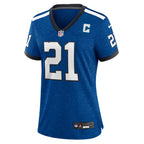 Zack Moss Indianapolis Colts Nike Women's Indiana Nights Alternate Game Jersey - Royal/Royal