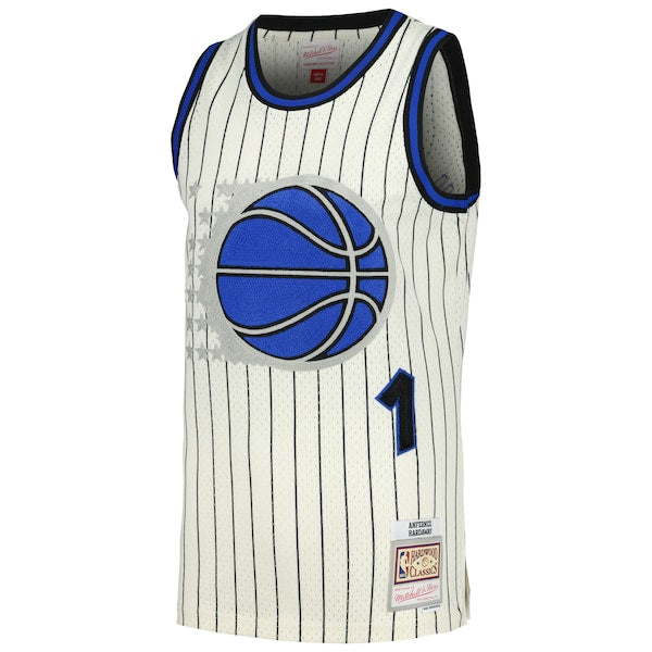 Penny Hardaway Orlando Magic Chainstitch Swingman Jersey - Cream