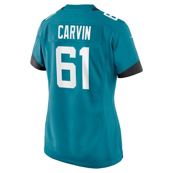 Jerome Carvin Jacksonville Jaguars Nike Women's  Game Jersey -  Teal