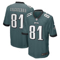 Grant Calcaterra Philadelphia Eagles Nike Game Player Jersey - Midnight Green
