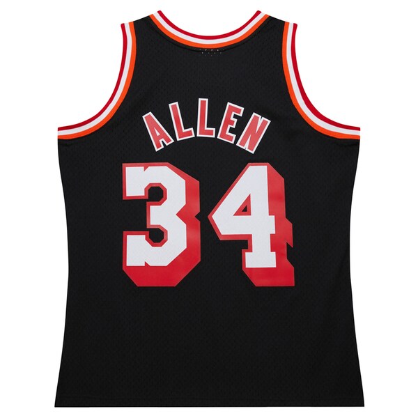 Ray Allen Miami Heat  2013/14 Hardwood Classics Swingman Jersey - Black