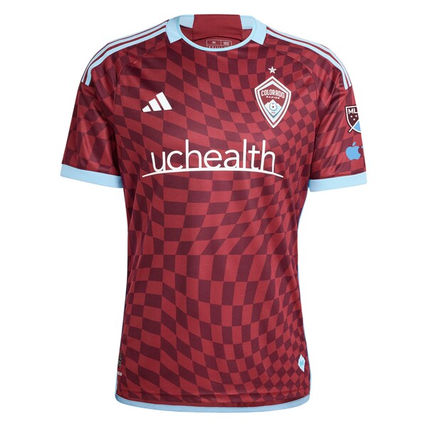 Colorado Rapids adidas 2024 One Flag Kit Authentic Jersey - Burgundy