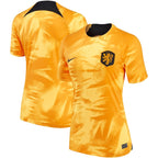 Netherlands National Team Nike Women's 2022/23 Home Breathe Stadium Replica Blank Jersey - Orange