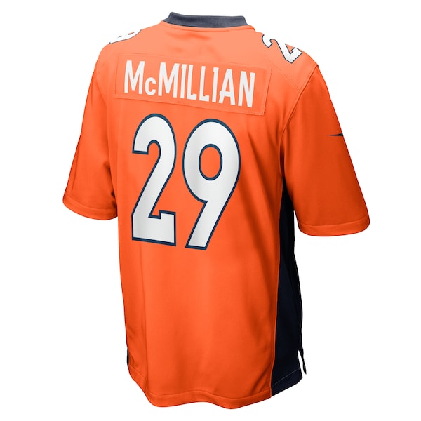 JaQuan McMillian Denver Broncos Nike Team Game Jersey -  Orange