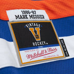 Mark Messier Edmonton Oilers Alternate Captain Patch 1986/87 Blue Line Player Jersey - Royal
