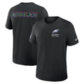 Philadelphia Eagles Nike 2025 NFL Crucial Catch Tri-Blend Dri-FIT T-Shirt - Black